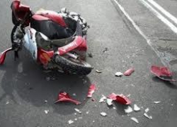 Водитель не справился со скутером, выехав на "гравийку" в Ставрополе