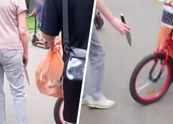 Женщина с ножом угрожала ребенку на велосипеде в Ставрополе