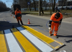 В Ставрополе обновляют дорожную разметку