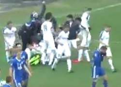 Вратарь ставропольского "Динамо" забил решающий гол в матче с краснодарской "машиной" 