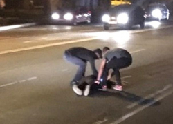 На пешеходном переходе возле школы в Ставрополе сбили девушку, - очевидец