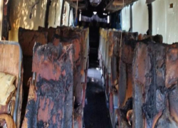 Под Анапой сгорел автобус «Ставрополь-Транстур»