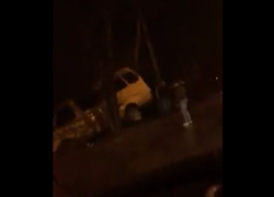 Вылетевшая в кювет маршрутка в Ставрополе попала на видео