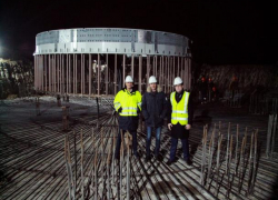 На Ставрополье завершаются бетонные работы на ветроэлектростанции