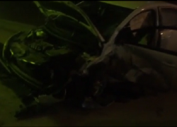 Кадры с места страшного ДТП в центре Ставрополя попали на видео