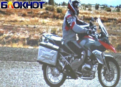 Проехавший из Владивостока до Сочи на мотоцикле мировой рекордсмен рассказал о своем невероятном путешествии в Ставрополе