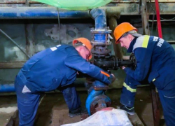 На станции водоподготовки поселка Затеречный выполнены бетонные основания для новых установок по очистке воды 