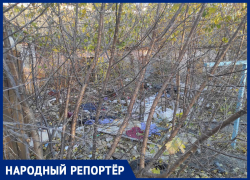 Огромную свалку за Домом профсоюзов заметили жители Ставрополя 