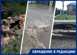 После сильного ливня многострадальная Зеленая Роща в Ставрополе превратилась в реку