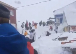 В Домбае с горы Мусса-Ачитара сошла лавина. Есть пострадавшие