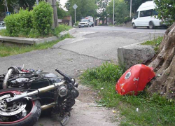 В Ставрополе в ДТП попал мотоцикл