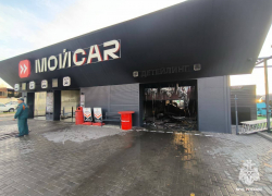 Автомойка сгорела на Михайловском шоссе в Ставрополе