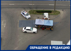 В Ставрополе торговцы внагляк закрасили пешеходный переход: что им за это будет 