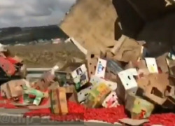 Заполненная овощами "Газель" попала в ДТП в Ставрополе 