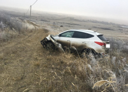 На подъезде к Ставрополю водитель устроила ДТП и получила перелом позвоночника