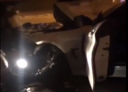 Молодой мужчина погиб в чудовищном столкновении иномарки и КамАЗа в Ставрополе, - очевидцы