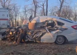 В жуткой аварии на Ставрополье погиб водитель