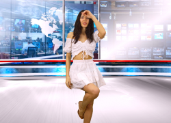 Жаркий День всех влюбленных предрекла ставропольцам обворожительная Вика из «Блокнота»