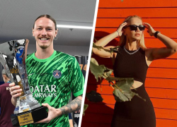 Познакомились в самолете, поженились в Париже: ставропольский вратарь Матвей Сафонов нашел себе новую жену 