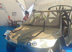 Летающий автомобиль-амфибия «Тритон» от ставропольских «Кулибиных» поразил посетителей международной авиакосмической выставки