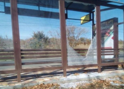 Ставропольчанин не дождался автобуса и разбил остановку