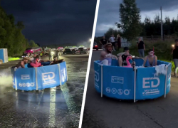 Ставропольский Кулибин Сергей Артюшенко показал дрифтующий бассейн