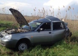 Маршрутка столкнулась с легковушкой на Ставрополье