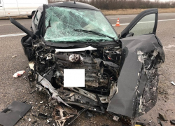 Несколько автомобилей столкнулись на федеральной трассе на Ставрополье