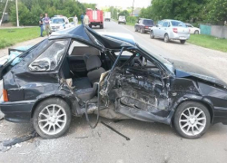 Пятеро пострадали при столкновении двух отечественных автомобилей на Ставрополье