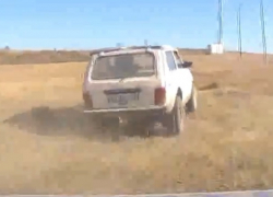 Погоня за пьяным водителем на «Ниве» попала на видео в Светлограде