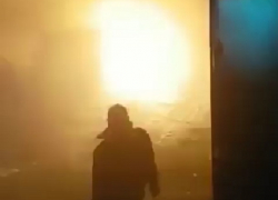 Появилось видео мощного взрыва "Рено-Логана" в гараже Кисловодска