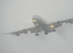 Два самолета не смогли приземлиться из-за тумана в Ставрополе