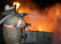 Парилка загорелась вечером в ставропольском селе