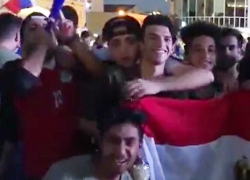 Более 4 тысяч болельщиков собралось на Александровской площади в Ставрополе во время матча с Египтом 