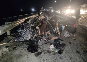 В жуткое ДТП с двумя погибшими попал автобус «Назрань — Ставрополь»