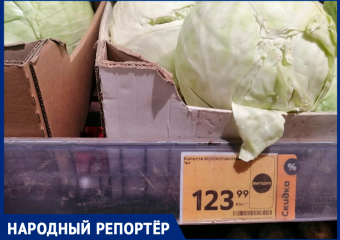 Капуста за 124 рубля, морковка за 110: овощные прилавки Ставрополя шокируют «выгодными» ценниками