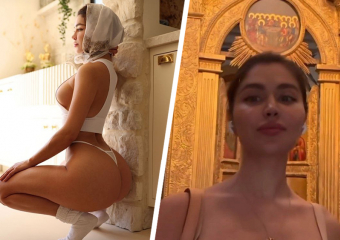 После топлес в США дочь ставропольского экс-губернатора Гаевского вернулась в православный храм