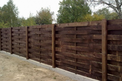 Заборы жалюзи под ключ. «METALLOKON» - 