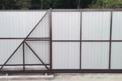 Откатные ворота под ключ. «Строй Сбыт Снаб» - 