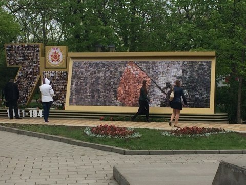 В Георгиевске открылось второе мемориальное панно с фотографиями