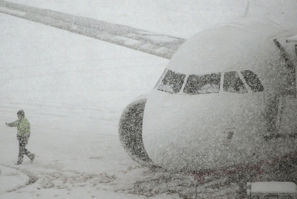 Из-за снегопада отменили авиарейсы из Ставрополя в Стамбул