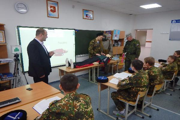 В Ставропольскую кадетскую школу поступил робот