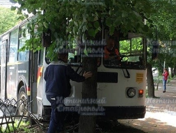Пассажир избил водителя троллейбуса и спровоцировал ДТП в Ставрополе, - очевидцы
