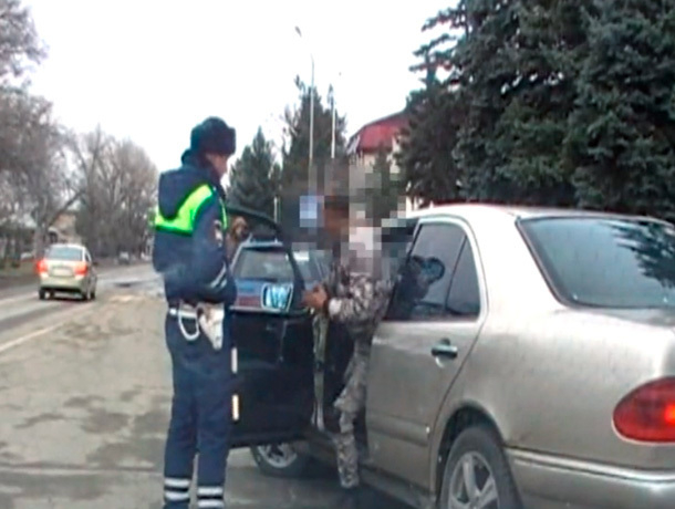 Задержанный водитель едва держался на ногах на Ставрополье