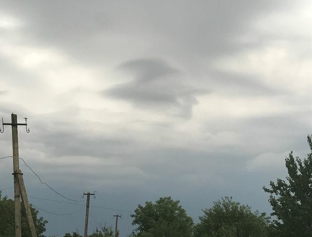 Ведьмина голова и знак Зорро: странное облако в небе породило у ставропольцев множество ассоциаций