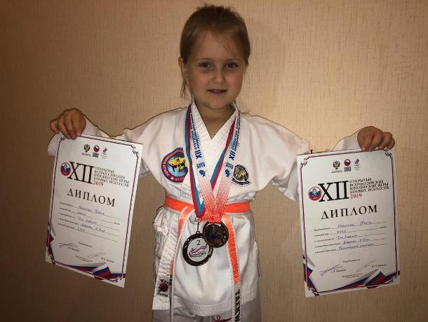 Пятилетняя ставропольчанка завоевала серебро и золото в соревнованиях по тхэквондо