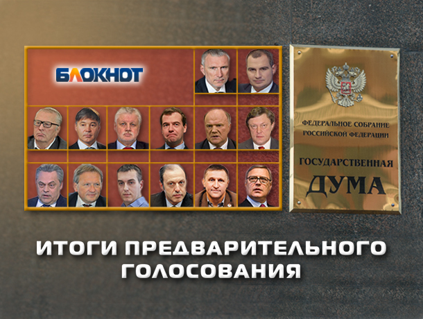 Лидеры предварительного голосования за баллотирующиеся в Госдуму партии удержали свои позиции
