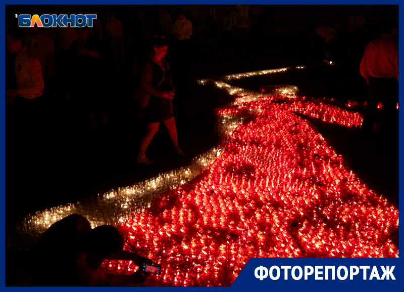 400 свечей зажгли выпускники Ставрополя в память о начале Великой Отечественной войны