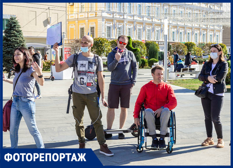 Ставрополь с декоративными пандусами, или чем завершилась прогулка активистов с мэром Ульянченко