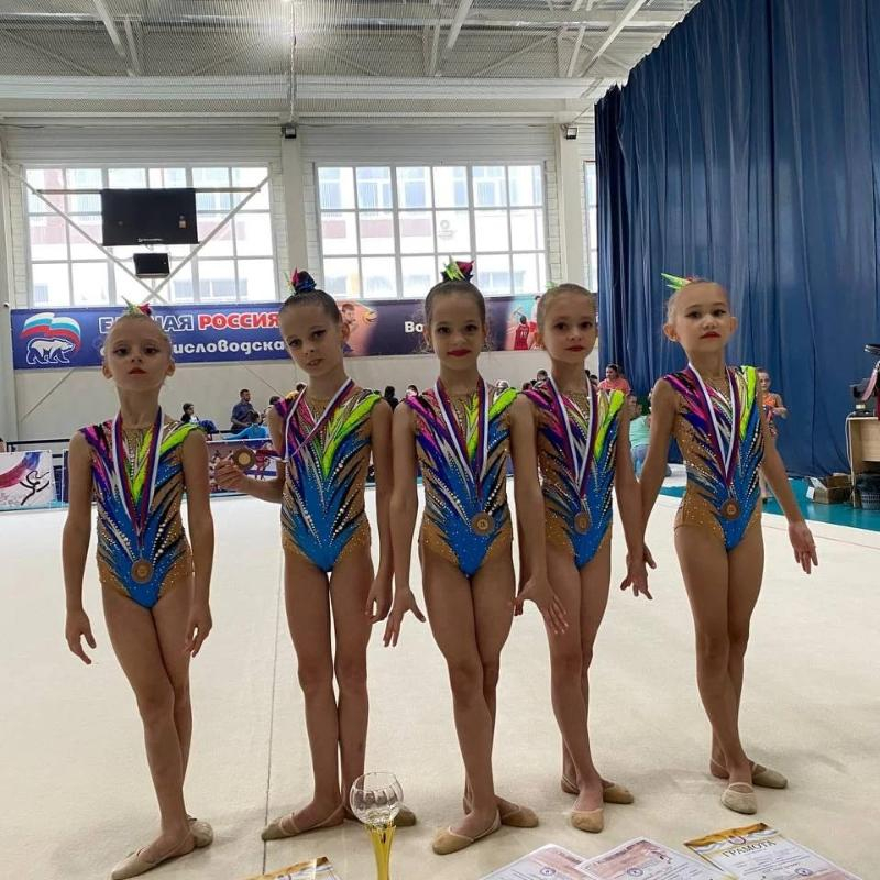Юные грации распределили медали турнира по художественной гимнастике на кисловодском ковре